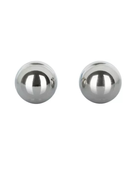 MetallicWeightedOrgasmBalls-Silver