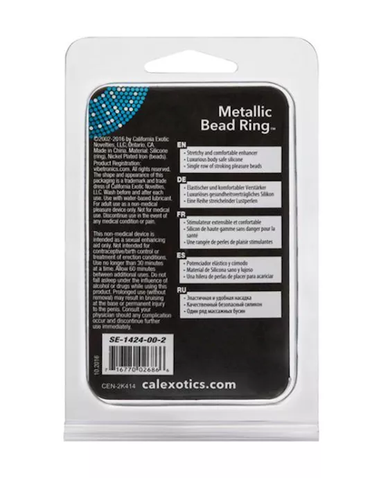 Metallic Bead Ring