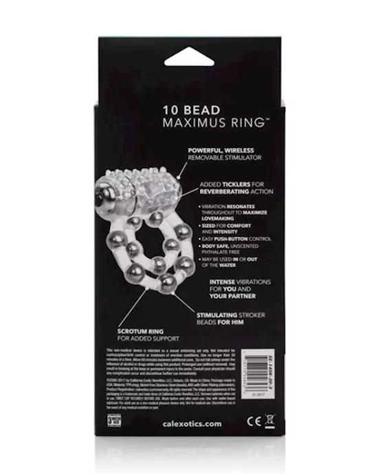 10 Bead Maximus Ring