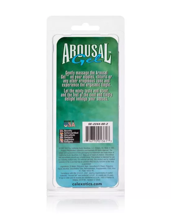 Arousal Gel Packaged