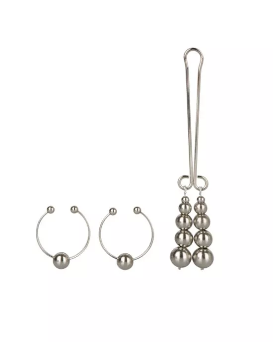 IntimatePlayNippleandClitoralNon-PiercingBodyJewelry-Silver