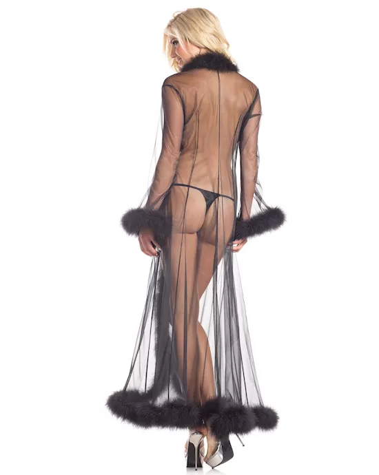 Marabou Robe