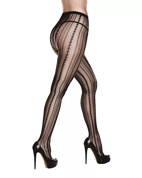 SymmetricalJacquardPantyhose