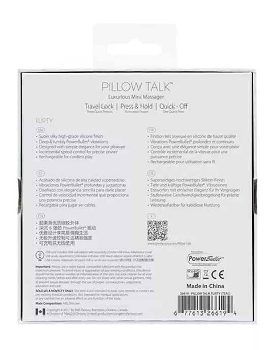Pillow Talk Flirty Bullet