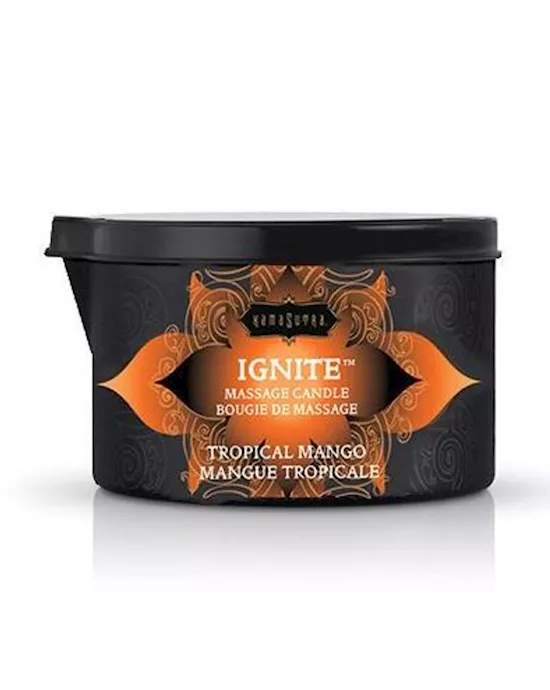 KamaSutraIgniteMassageCandle170gTropicalMango