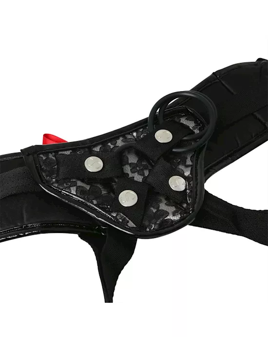 PlatinumLaceCorsetStrap-on