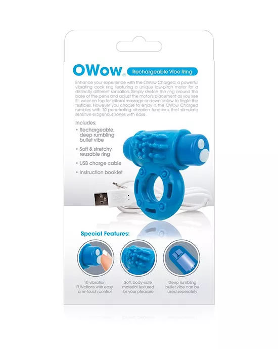 The Screaming O Charged Owow Vibe Ring