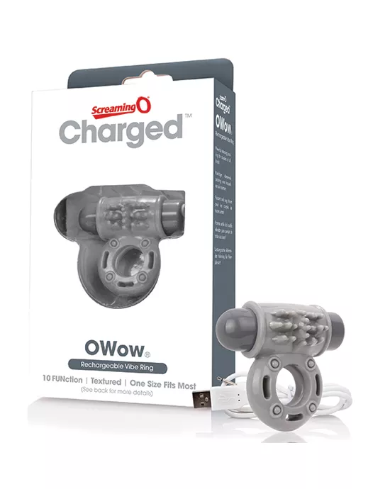 The Screaming O Charged Owow Vibe Ring