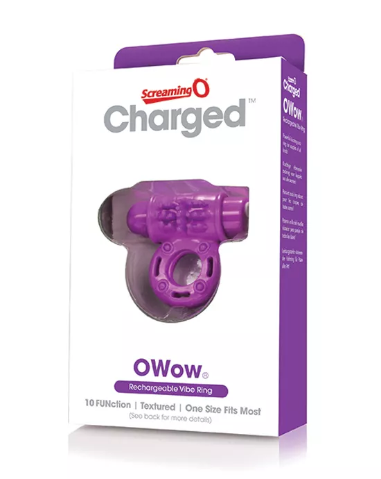 The Screaming O Charged Owow Vibe Ring