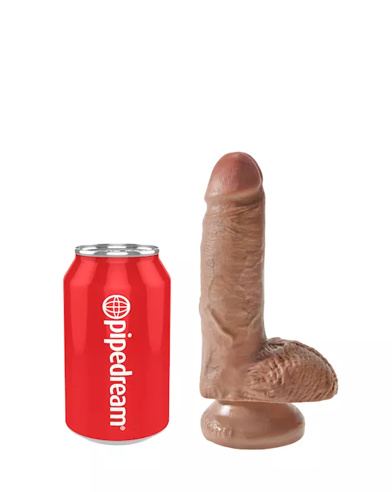 King Cock Suction Cup Dildo With Balls