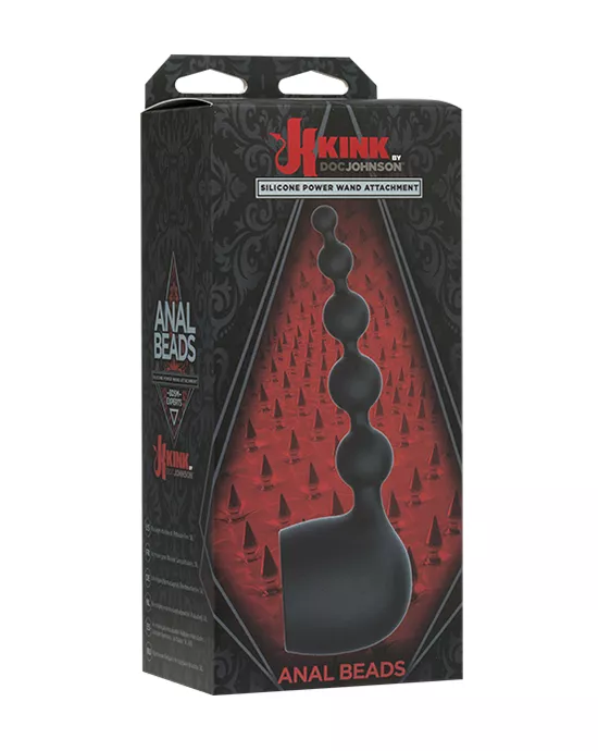 Anal Beads Silicone Wand Attachment