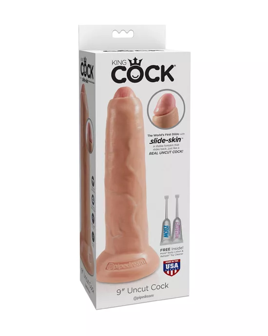 King Cock Uncut Suction Cup Dildo