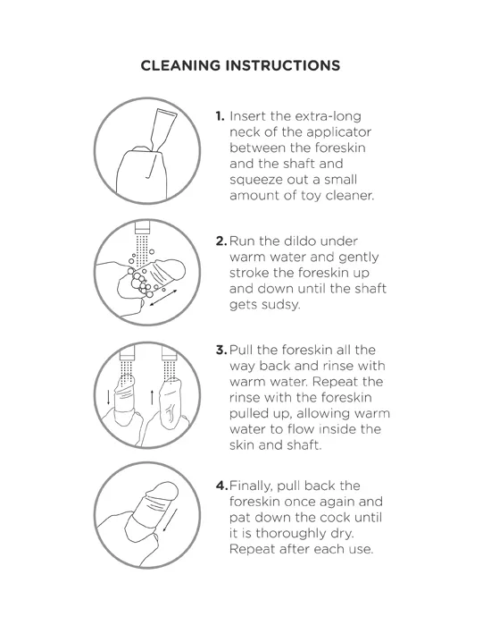 King Cock Uncut Suction Cup Dildo