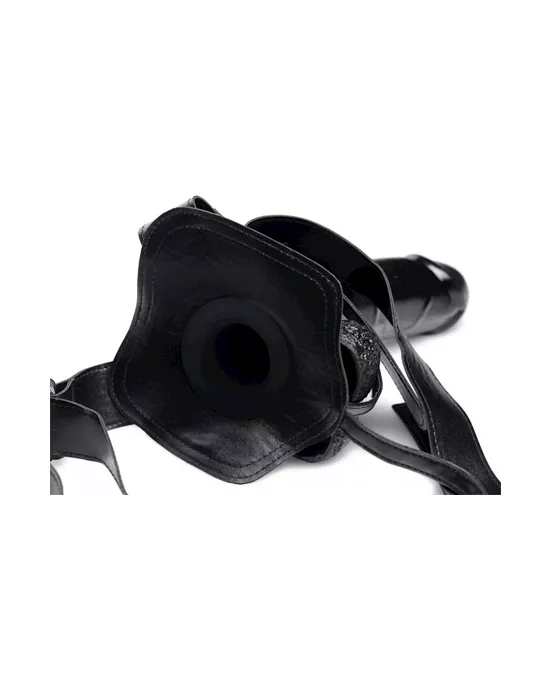 Infiltrator Ii Hollow Strap-on & 10 Inch Dildo