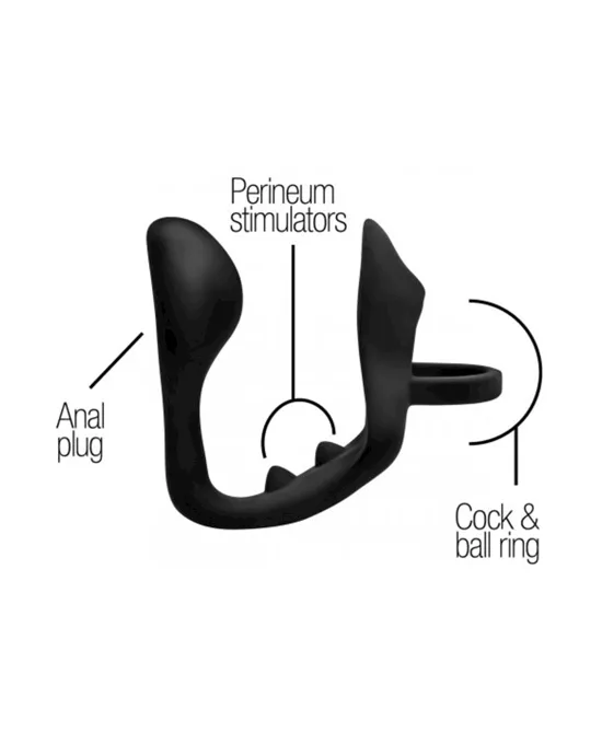 Anal Plug And Cock And Ball Ring