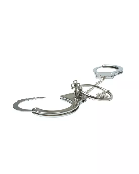 SexandMischiefRingMetalHandcuffs