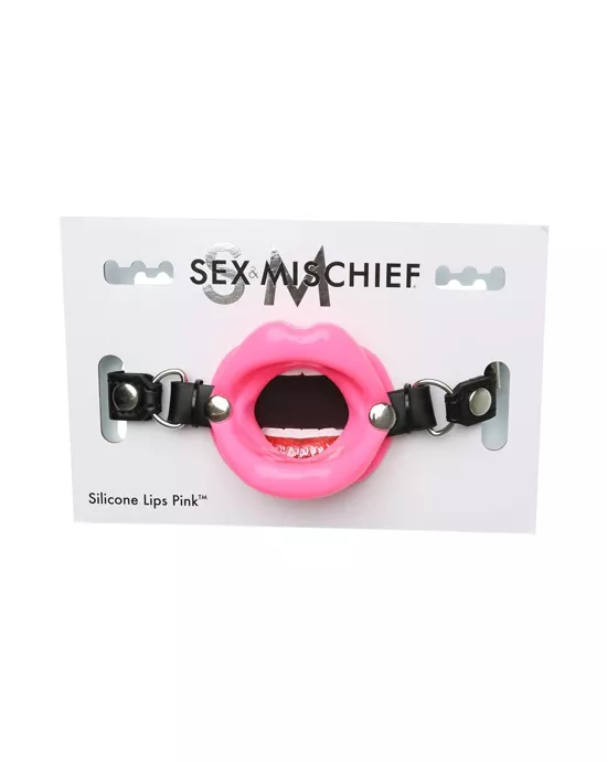 S And M Silicone Lips Mouth Gag