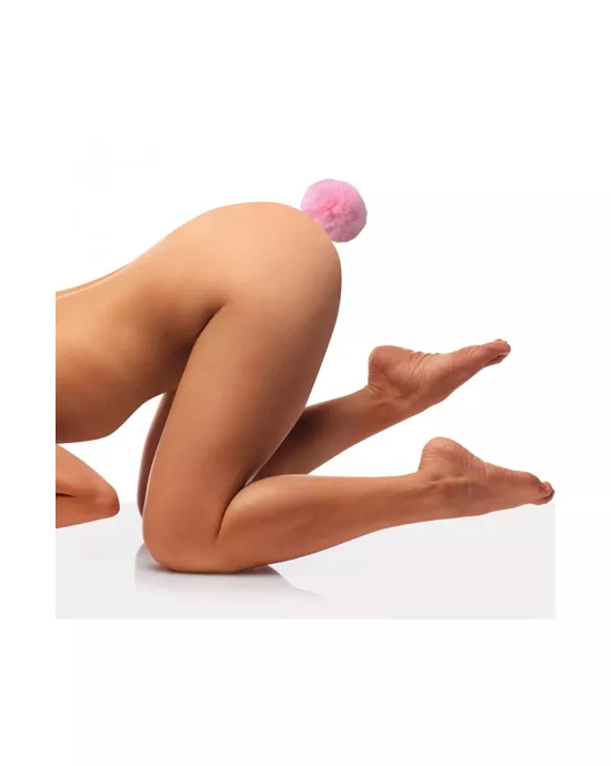Fluffy Bunny Tail Anal Plug