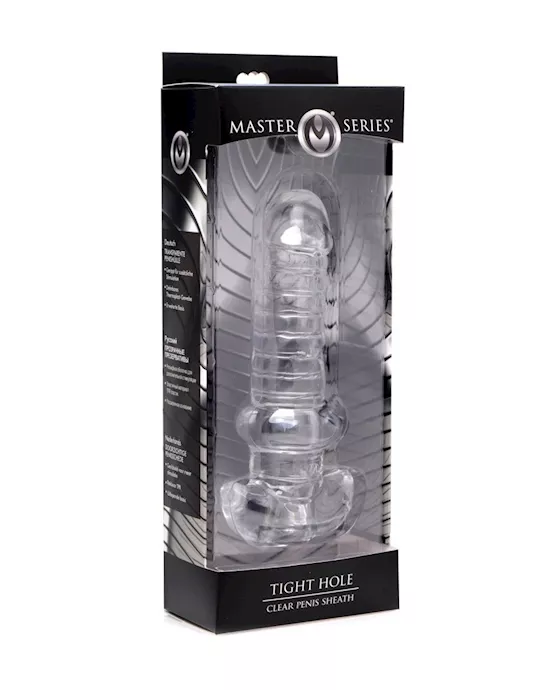 Tight Hole  Ribbed Penis Sheath