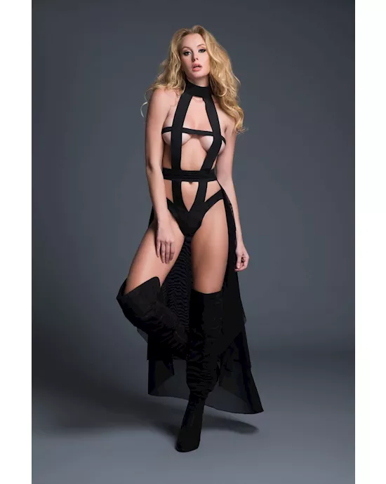 Adore Skye Edge Teddy And Sheer Skirt