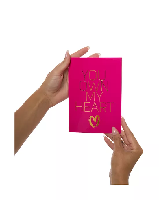 Naughty Notes Greeting Card You Own My Heart