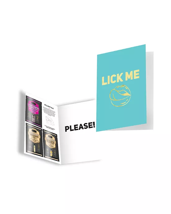 Naughty Notes Greeting Card X 12 - 11.5” H X 6” W X 2.25”d