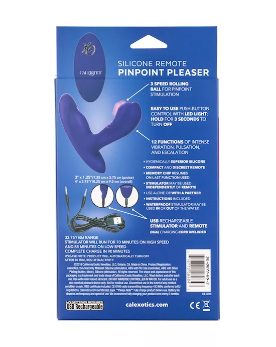 Silicone Remote Pinpoint Pleaser