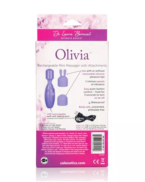Dr. Laura Berman Olivia Rechargeable Mini Massager
