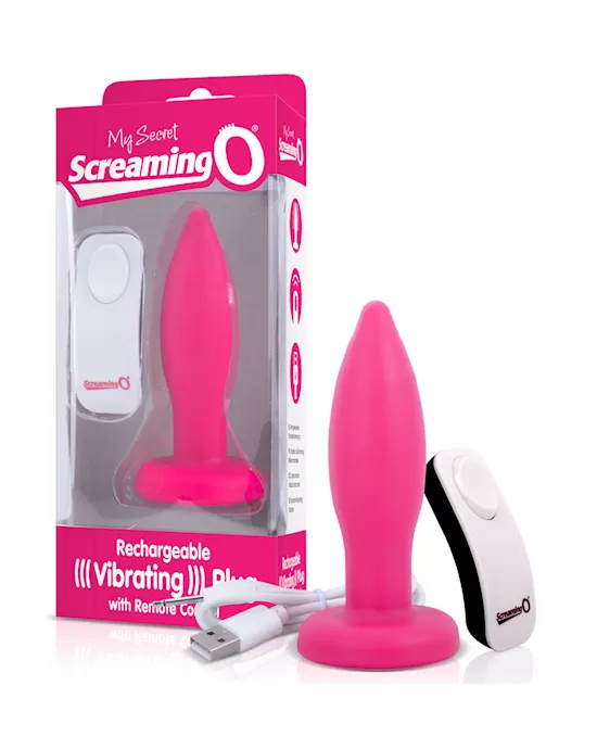 MySecretRemoteVibratingPlugBlackSingle