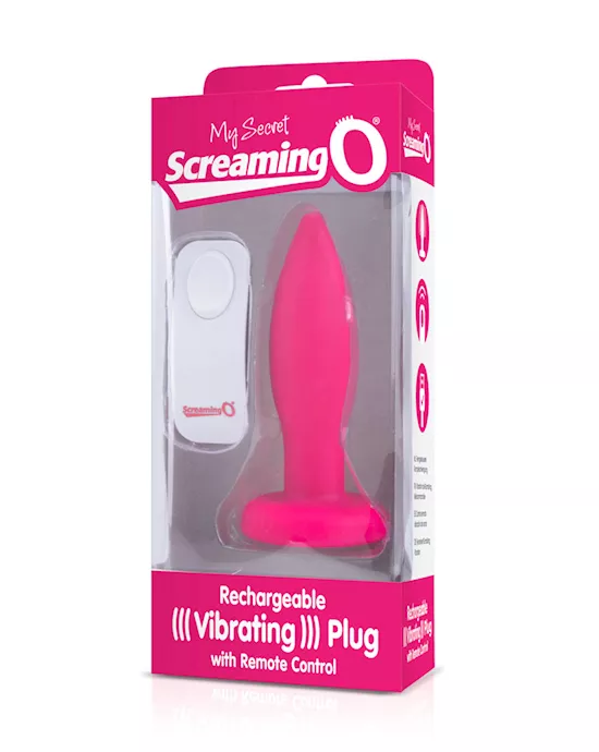 My Secret Remote Control Vibrating Plug