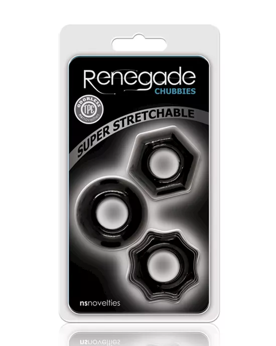 Renegade Chubbies Cock Ring Set