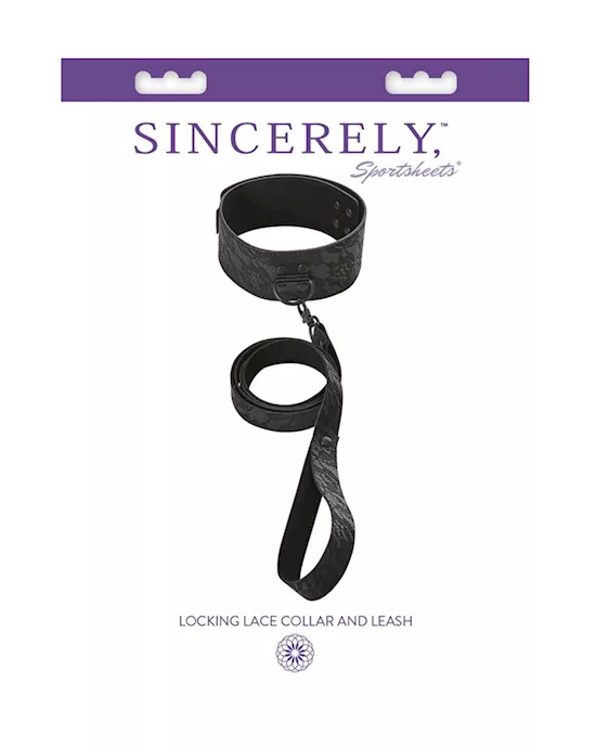 Sincerely Locking Lace Collar & Leash