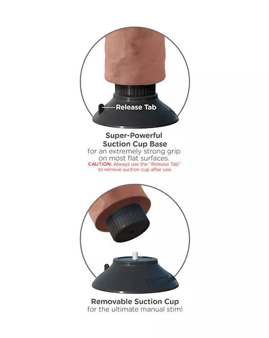 King Cock 7 Inch Vibrating Dildo