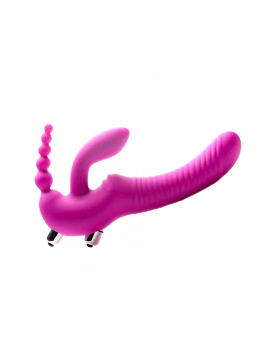 SURegalRiderStraplessTripleGDildo