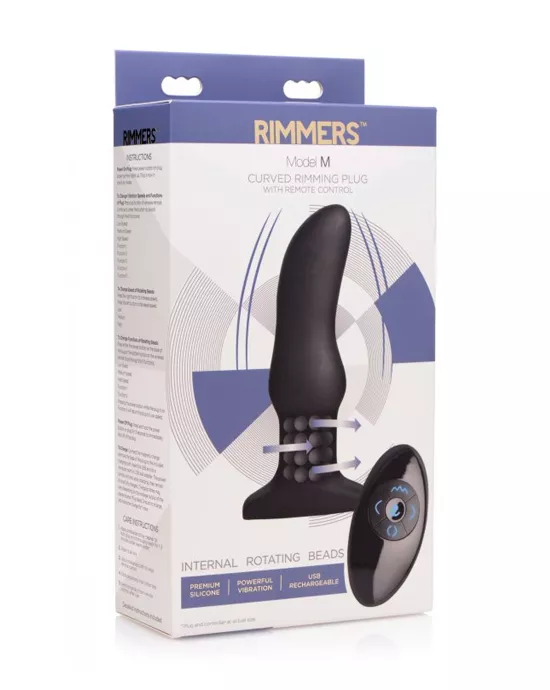 Rimmers Model M Curved Rimming Plug