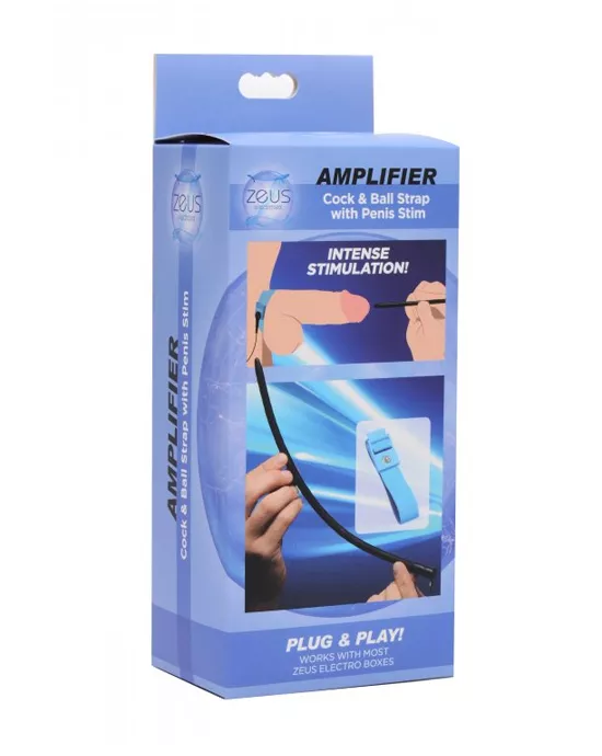 Amplifier Cock & Ball Strap With Penis Stim
