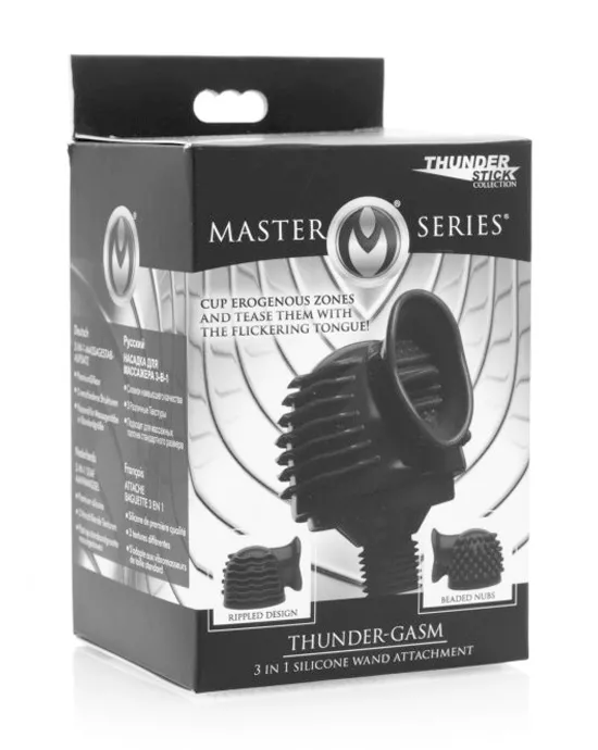 Thunder-gasm 3-in-1 Silicone Wand Attachment