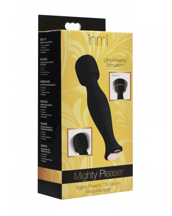 Inmi Mighty Pleaser Powerful 10x Silicone Wand Massager