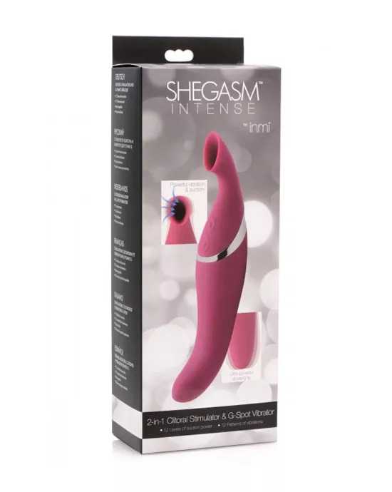 Inmi Shegasm Intense Clitoral Stimulator & Vibe