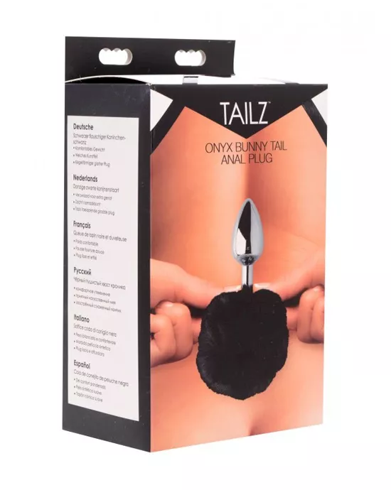 Tailz Onyx Bunny Tail Anal Plug