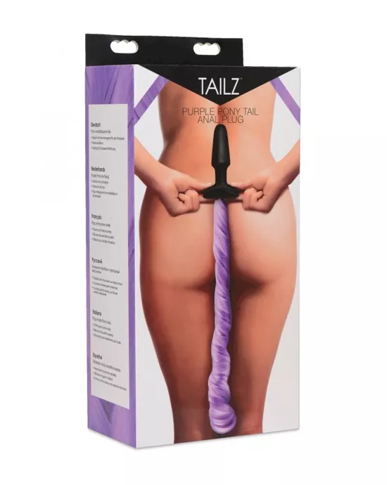 Tailz Purple Pony Tail Anal Plug