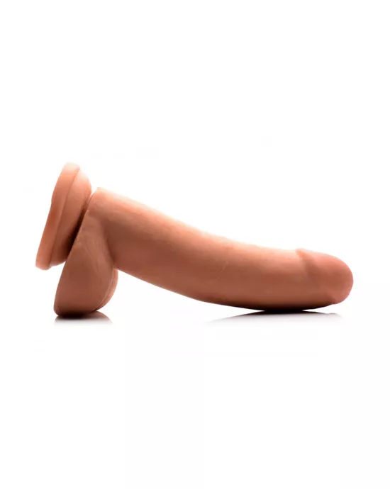 Usa Cocks 8 Inch Ameriskin Dildo - Medium Skin Tone