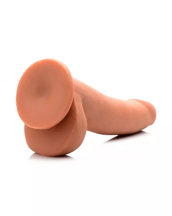 Usa Cocks 8 Inch Ameriskin Dildo - Medium Skin Tone