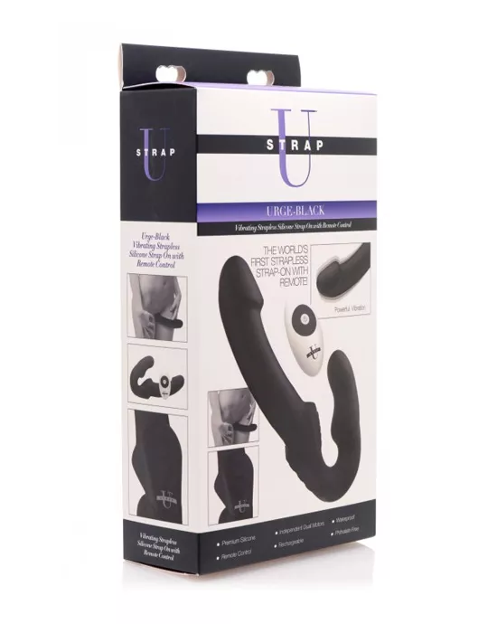 Urge Silicone Strapless Strap-on With Remote
