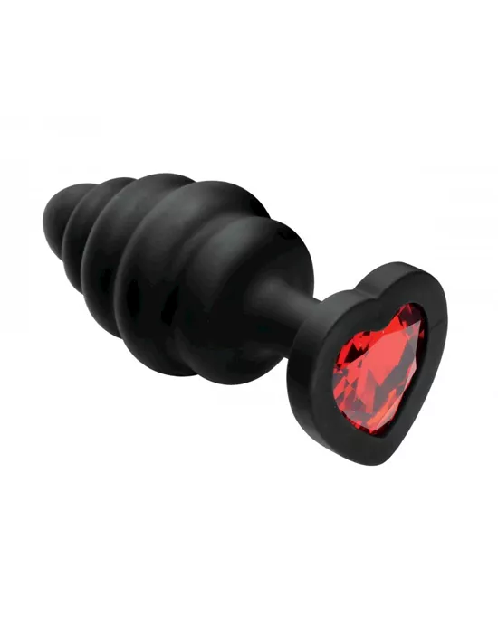 Heart Gem Silicone 3 Piece Anal Plug Set