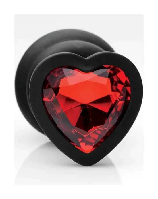 Heart Gem Silicone 3 Piece Anal Plug Set