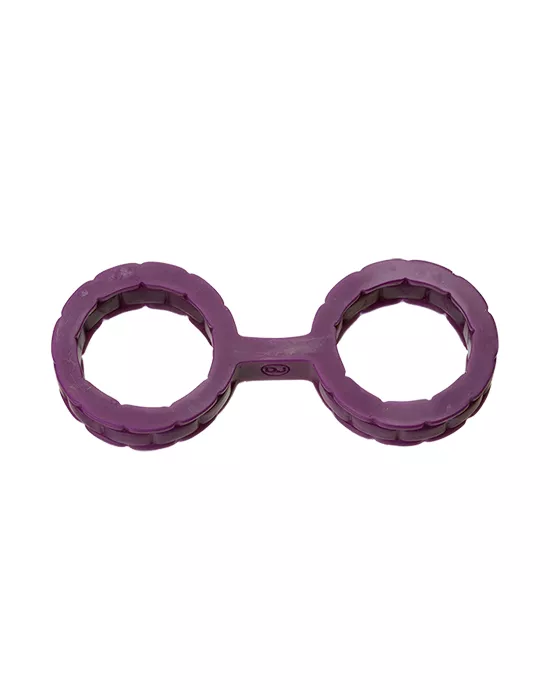 Japanese Style Bondage Silicone Cuffs - Small