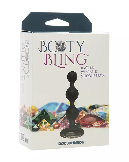 Booty Bling Jeweled Anal Bead Plug