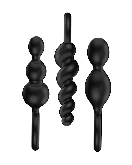 Satisfyer Silicone Plugs, Set Of 3