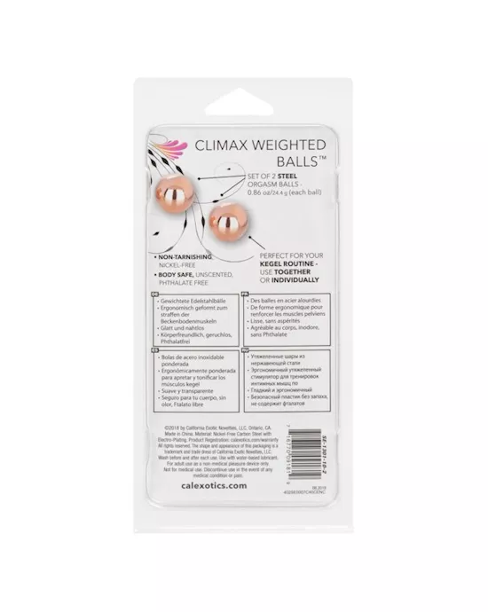 Climax Weighted Balls